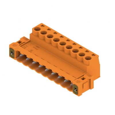 WEIDMULLER SLS 5.08/09/180F SN OR BX Wtyk PCB (złącze wiązki), 5.08 mm, Liczba biegunów: 9, Przyłącze z jarzmem 1846430000 /30szt./ (1846430000)