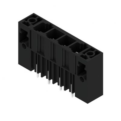 WEIDMULLER SU 10.16HP/04/180SF 3.5AG BK BX Wtyki PCB (złącza płyty), 10.16 mm, Liczba biegunów: 4, kąt odejścia: 180° 1850900000 /30szt./ (1850900000)