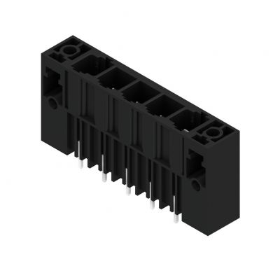 WEIDMULLER SU 10.16HP/05/180SF 3.5AG BK BX Wtyki PCB (złącza płyty), 10.16 mm, Liczba biegunów: 5, kąt odejścia: 180° 1850910000 /24szt./ (1850910000)