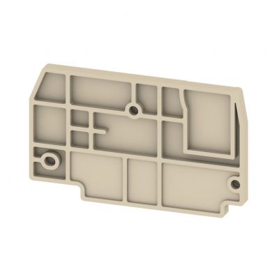 WEIDMULLER ZAP/TW ZT4/2AN Płyta separacyjna (terminal), Płyta zamykająca i pośrednia, 57.55 mm x 34.65 mm, Ciemnobeżowy 1855220000 /50szt./ (1855220000)