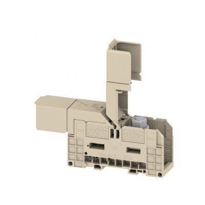 WEIDMULLER WFF 120/M12/AH Złączka kołkowa, Przyłącze sworzniowe, 120 mm², 1000 V, 269 A, liczba przyłączeń: 2, M 12, TS 35, Ciemnobeżowy 1857540000 /4szt./ (1857540000)