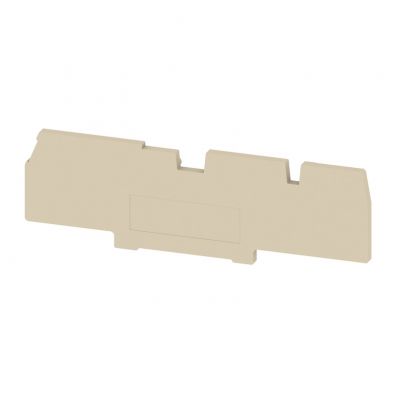 WEIDMULLER ZAP/TW ZTTR2.5 Płyta separacyjna (terminal), Płyta zamykająca i pośrednia, 87 mm x 27.2 mm, Ciemnobeżowy 1865520000 /50szt./ (1865520000)