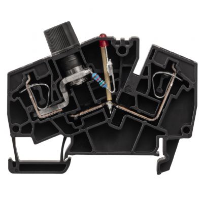WEIDMULLER ZSI 2.5-2/2X2AN/G20/LD1 Zacisk bezpiecznika, Złącze sprężynowe, element bezpiecznikowy, z LED, do poprzecznych złącz wtykowych, wolne z jednej strony, złącze sprężynowe, 2.5 1867440000 /20s (1867440000)