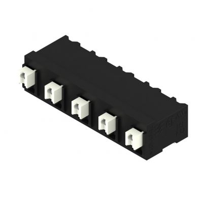 WEIDMULLER LSF-SMT 7.62/05/90 1.5SN BK TU Zacisk płytki drukowanej, 7.62 mm, Liczba biegunów: 5, Kierunek odejścia przewodu: 90°, PUSH IN 1869290000 /15szt./ (1869290000)