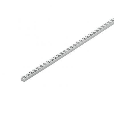 WEIDMULLER CLI C 02-3 WS/SW 8 CD System kodowania kabli, 1.3 - 3 mm, 3.4 mm, Nadrukowane znaki: Liczby, 8, PVC, miękkie, bez kadmu, biały 1869821526 /500szt./ (1869821526)