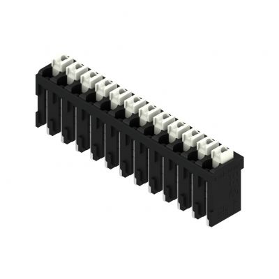 WEIDMULLER LSF-SMT 3.81/12/180 1.5SN BK TU Zacisk płytki drukowanej, 3.81 mm, Liczba biegunów: 12, Kierunek odejścia przewodu: 180°, PUSH IN 1870010000 /12szt./ (1870010000)