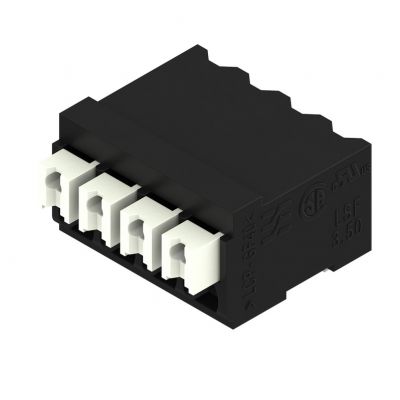 WEIDMULLER LSF-SMT 3.50/04/90 1.5SN BK TU Zacisk płytki drukowanej, 3.50 mm, Liczba biegunów: 4, Kierunek odejścia przewodu: 90°, PUSH IN 1870550000 /37szt./ (1870550000)