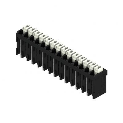 WEIDMULLER LSF-SMT 3.50/14/180 1.5SN BK TU Zacisk płytki drukowanej, 3.50 mm, Liczba biegunów: 14, Kierunek odejścia przewodu: 180°, PUSH IN 1870760000 /11szt./ (1870760000)