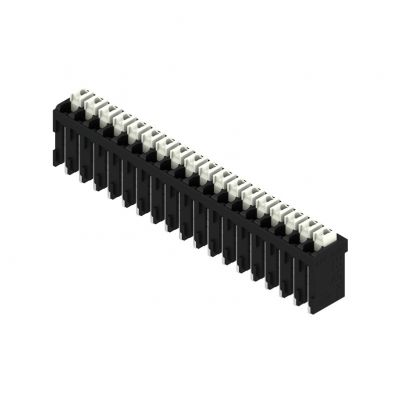 WEIDMULLER LSF-SMT 3.50/18/180 1.5SN BK TU Zacisk płytki drukowanej, 3.50 mm, Liczba biegunów: 18, Kierunek odejścia przewodu: 180°, PUSH IN 1870830000 /8szt./ (1870830000)