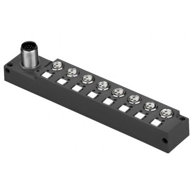 WEIDMULLER SAI-8-S12 3P M8 L Pasywny rozdzielacz czujnik-siłownik (bez przewodu), moduł kompletny, z odejściem M12, 12-biegunowe, Kodowanie A, Liczba gniazd stykowych: 8, Liczba b 1871680000 /1szt./ (1871680000)