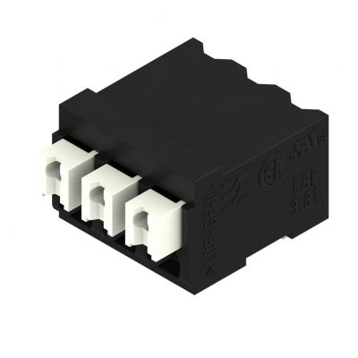 WEIDMULLER LSF-SMT 3.81/03/90 1.5SN BK RL Zacisk płytki drukowanej, 3.81 mm, Liczba biegunów: 3, Kierunek odejścia przewodu: 90°, PUSH IN 1875230000 /265szt./ (1875230000)
