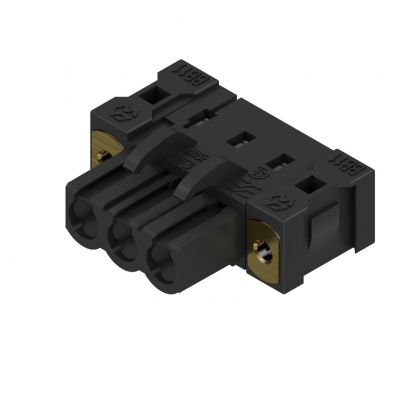 WEIDMULLER BLL 5.08/03/90FI 3.2SN BK BX Wtyki PCB (złącza płyty), 5.08 mm, Liczba biegunów: 3, kąt odejścia: 90° 1875420000 /72szt./ (1875420000)