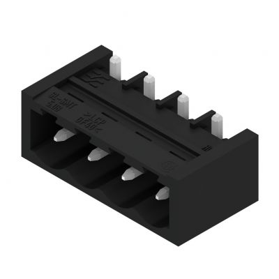 WEIDMULLER SL-SMT 5.08HC/04/270GL 1.5SN BK RL Wtyki PCB (złącza płyty), 5.08 mm, Liczba biegunów: 4, kąt odejścia: 270° 1877760000 /350szt./ (1877760000)