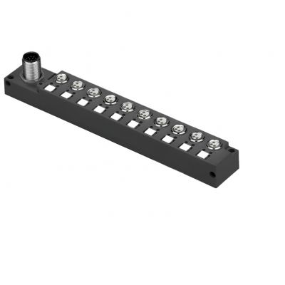 WEIDMULLER SAI-10-S12 3P M8 L Pasywny rozdzielacz czujnik-siłownik (bez przewodu), moduł kompletny, z odejściem M12, 12-biegunowe, Kodowanie A, Liczba gniazd stykowych: 10, Liczba 1877950000 /1szt./ (1877950000)