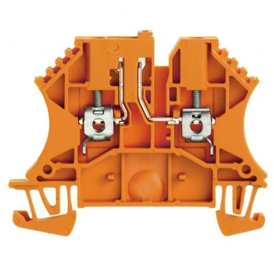 WEIDMULLER WTR 2.5 OR Bloki odczepów probierczych, złącze śrubowe, 2.5 mm², 500 V, 24 A, obrotowy, Separacja poprzeczna: bez, zintegrowane gniazdo kontrolne: Nie, TS 35, po 1878530000 /100szt./ (1878530000)