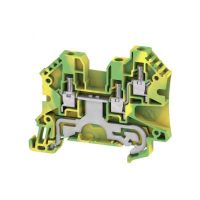 WEIDMULLER WPE 4/ZR Zacisk PE, złącze śrubowe, 4 mm², 800 V, 8 A, liczba przyłączeń: 2, liczba poziomów: 1, zielony / żółty 1905120000 /50szt./ (1905120000)