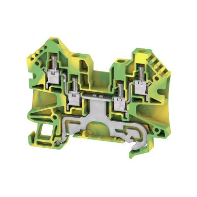 WEIDMULLER WPE 4/ZZ Zacisk PE, złącze śrubowe, 4 mm², 800 V, 8 A, liczba przyłączeń: 4, liczba poziomów: 1, zielony / żółty 1905130000 /50szt./ (1905130000)