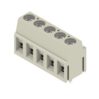 WEIDMULLER LM 5.00/05/90 3.5SN GY BX Zacisk płytki drukowanej, 5.00 mm, Liczba biegunów: 5, Kierunek odejścia przewodu: 90°, Przyłącze z jarzmem 1913160000 /50szt./ (1913160000)