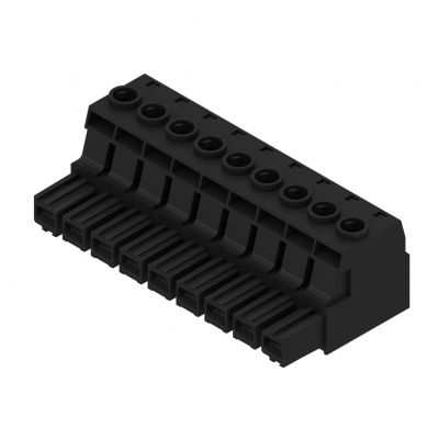 WEIDMULLER BUZ 10.16HP/09/180 AG BK BX Wtyk PCB (złącze wiązki), 10.16 mm, Liczba biegunów: 9, Przyłącze z jarzmem 1924610000 /12szt./ (1924610000)