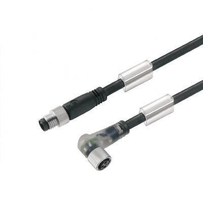 WEIDMULLER SAIL-M8GM8W-3L1.5V Przewód czujnika-siłownika (zmontowany), Kabel połączeniowy, M8 / M8, Liczba biegunów: 3, Długość kabla: 1.5 m, złącze męskie, proste - złącze żeńskie 1927190150 /1szt./ (1927190150)