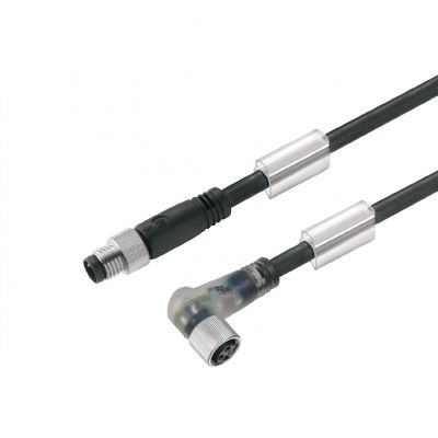 WEIDMULLER SAIL-M8GM8W-4L1.5V Przewód czujnika-siłownika (zmontowany), Kabel połączeniowy, M8 / M8, Liczba biegunów: 4, Długość kabla: 1.5 m, złącze męskie, proste - złącze żeńskie 1927200150 /1szt./ (1927200150)