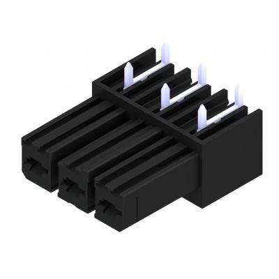 WEIDMULLER BVL 7.62HP/03/270 3.5SN BK BX Wtyki PCB (złącza płyty), 7.62 mm, Liczba biegunów: 3, kąt odejścia: 270° 1929310000 /100szt./ (1929310000)
