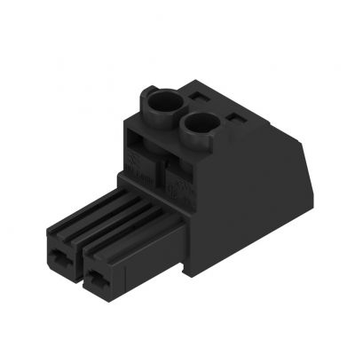 WEIDMULLER BVZ 7.62HP/02/180 SN BK BX Wtyk PCB (złącze wiązki), 7.62 mm, Liczba biegunów: 2, Przyłącze z jarzmem 1929930000 /100szt./ (1929930000)