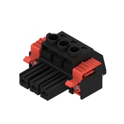 WEIDMULLER BVZ 7.62HP/03/180SF SN BK BX Wtyk PCB (złącze wiązki), 7.62 mm, Liczba biegunów: 3, Przyłącze z jarzmem 1930170000 /100szt./ (1930170000)