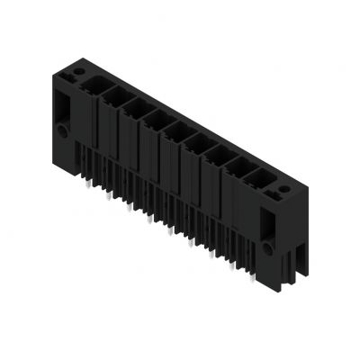 WEIDMULLER SV 7.62HP/09/180F 3.5SN BK BX Wtyki PCB (złącza płyty), 7.62 mm, Liczba biegunów: 9, kąt odejścia: 180° 1930780000 /18szt./ (1930780000)