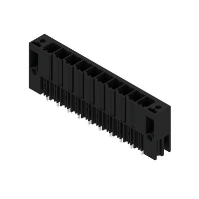 WEIDMULLER SV 7.62HP/10/180F 3.5SN BK BX Wtyki PCB (złącza płyty), 7.62 mm, Liczba biegunów: 10, kąt odejścia: 180° 1930790000 /18szt./ (1930790000)