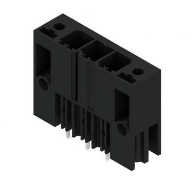 WEIDMULLER SV 7.62HP/03/180SF 3.5SN BK BX Wtyki PCB (złącza płyty), 7.62 mm, Liczba biegunów: 3, kąt odejścia: 180° 1930830000 /48szt./ (1930830000)