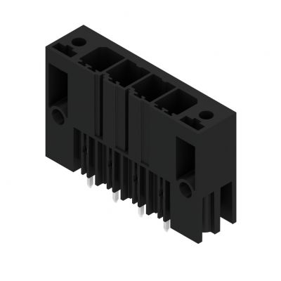 WEIDMULLER SV 7.62HP/04/180FX 3.5SN BK BX Wtyki PCB (złącza płyty), 7.62 mm, Liczba biegunów: 4, kąt odejścia: 180° 1931060000 /36szt./ (1931060000)