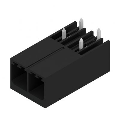 WEIDMULLER SV 7.62HP/02/270G 3.5SN BK BX Wtyki PCB (złącza płyty), 7.62 mm, Liczba biegunów: 2, kąt odejścia: 270° 1931260000 /120szt./ (1931260000)