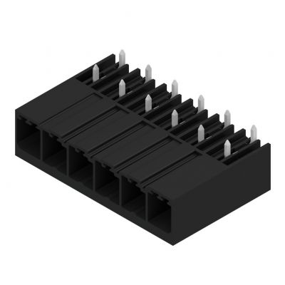 WEIDMULLER SV 7.62HP/06/270G 3.5SN BK BX Wtyki PCB (złącza płyty), 7.62 mm, Liczba biegunów: 6, kąt odejścia: 270° 1931300000 /36szt./ (1931300000)