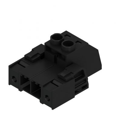 WEIDMULLER SVZ 7.62HP/02/180F SN BK BX Wtyk PCB (złącze wiązki), 7.62 mm, Liczba biegunów: 2, Przyłącze z jarzmem 1931740000 /100szt./ (1931740000)