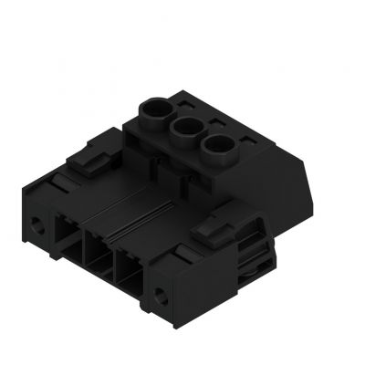 WEIDMULLER SVZ 7.62HP/03/180SF SN BK BX Wtyk PCB (złącze wiązki), 7.62 mm, Liczba biegunów: 3, Przyłącze z jarzmem 1931970000 /100szt./ (1931970000)