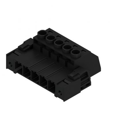WEIDMULLER SVZ 7.62HP/05/180SF SN BK BX Wtyk PCB (złącze wiązki), 7.62 mm, Liczba biegunów: 5, Przyłącze z jarzmem 1931990000 /50szt./ (1931990000)