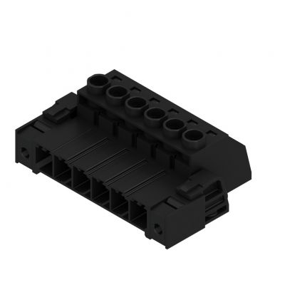 WEIDMULLER SVZ 7.62HP/06/180SF SN BK BX Wtyk PCB (złącze wiązki), 7.62 mm, Liczba biegunów: 6, Przyłącze z jarzmem 1932000000 /50szt./ (1932000000)