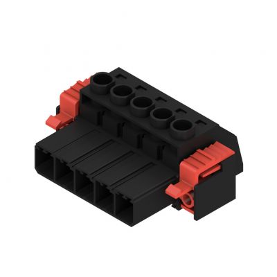 WEIDMULLER SVZ 7.62HP/05/180FI SN BK BX Wtyk PCB (złącze wiązki), 7.62 mm, Liczba biegunów: 5, Przyłącze z jarzmem 1932100000 /50szt./ (1932100000)