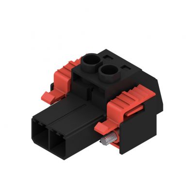 WEIDMULLER SVZ 7.62HP/02/180SFI SN BK BX Wtyk PCB (złącze wiązki), 7.62 mm, Liczba biegunów: 2, Przyłącze z jarzmem 1932180000 /100szt./ (1932180000)