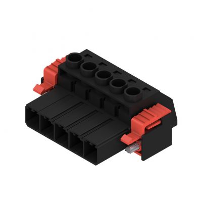 WEIDMULLER SVZ 7.62HP/05/180SFI SN BK BX Wtyk PCB (złącze wiązki), 7.62 mm, Liczba biegunów: 5, Przyłącze z jarzmem 1932210000 /50szt./ (1932210000)