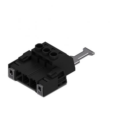 WEIDMULLER SVZ 7.62HP/03/180SH180 SN BK BX Wtyk PCB (złącze wiązki), 7.62 mm, Liczba biegunów: 3, Przyłącze z jarzmem 1932460000 /50szt./ (1932460000)