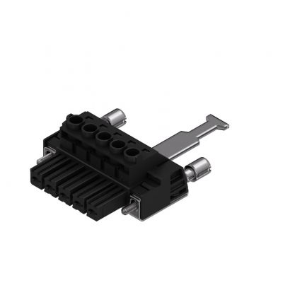 WEIDMULLER BVZ 7.62HP/05/180RSH180 SN BK BX Wtyk PCB (złącze wiązki), 7.62 mm, Liczba biegunów: 5, Przyłącze z jarzmem 1933360000 /25szt./ (1933360000)