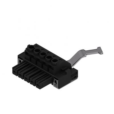 WEIDMULLER BVZ 7.62HP/05/180SH210C SN BK BX Wtyk PCB (złącze wiązki), 7.62 mm, Liczba biegunów: 5, Przyłącze z jarzmem 1933490000 /25szt./ (1933490000)