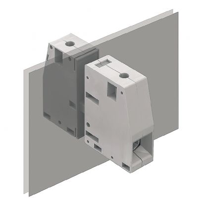 WEIDMULLER WGK 95 GY BX OMNIMATE Power - seria WGK, zacisk przelotowy, Przekrój pomiarowy: 95 mm², złącze śrubowe, Wemid (PA), szary, montaż bezpośredni, Przepust 1937380000 /10szt./ (1937380000)