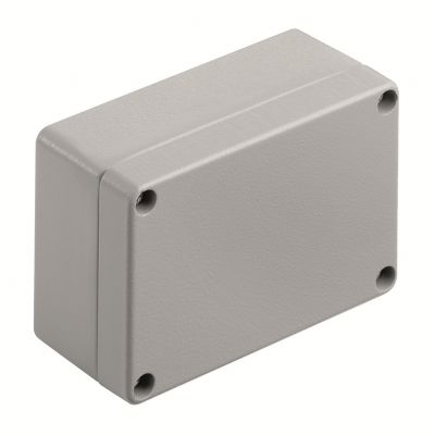 WEIDMULLER KLIPPON K2 VMQ RAL7001 Metalowa obudowa, Klippon K (pusta obudowa aluminiowa), obudowa aluminiowa, 100 x 70 x 45 mm 1937930000 /10szt./ (1937930000)
