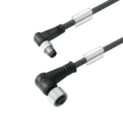 WEIDMULLER SAIL-M8WM12W-3-3.0U Przewód czujnika-siłownika (zmontowany), Kabel połączeniowy, M8 / M12, Liczba biegunów: 3, Długość kabla: 3 m, złącze męskie, proste - złącze żeńskie, 1937970300 /1szt./ (1937970300)