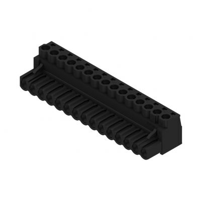 WEIDMULLER BLZP 5.08HC/15/180 SN BK BX Wtyk PCB (złącze wiązki), 5.08 mm, Liczba biegunów: 15, Przyłącze z jarzmem 1943940000 /24szt./ (1943940000)