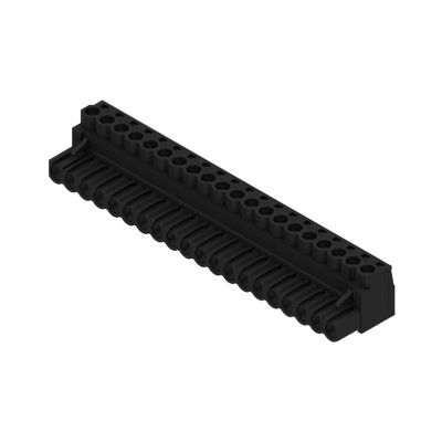 WEIDMULLER BLZP 5.08HC/20/180 SN BK BX Wtyk PCB (złącze wiązki), 5.08 mm, Liczba biegunów: 20, Przyłącze z jarzmem 1943990000 /18szt./ (1943990000)