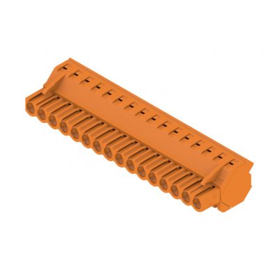 WEIDMULLER BLZP 5.08HC/16/225 SN OR BX Wtyk PCB (złącze wiązki), 5.08 mm, Liczba biegunów: 16, Przyłącze z jarzmem 1946390000 /18szt./ (1946390000)